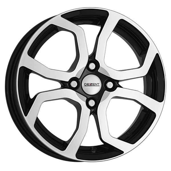 Jante DEZENT Ts Dark Noir Mat / Face Miroir 5x15 4x100ET32 Jante DEZENT Ts Dark Noir Mat / Face Miroir 5x15 4x100ET32