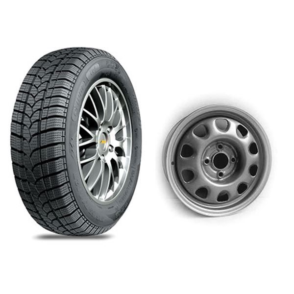 Pack Jante tôle + Pneu hiver Orium 175/65R14 82T Pack Jante tôle + Pneu hiver Orium 175/65R14 82T