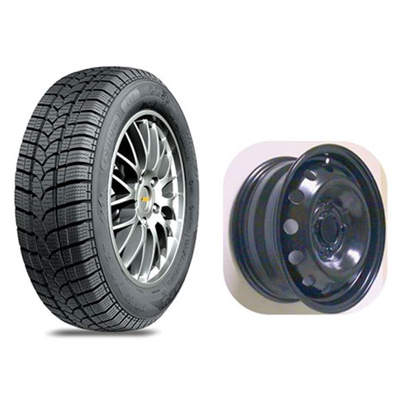 Pack Jante tôle + Pneu hiver Orium 185/65R15 88T Pack Jante tôle + Pneu hiver Orium 185/65R15 88T