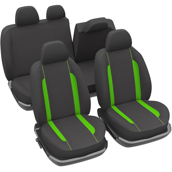 Housses de sièges FLUO VERT TU+ Housses de sièges FLUO VERT TU+