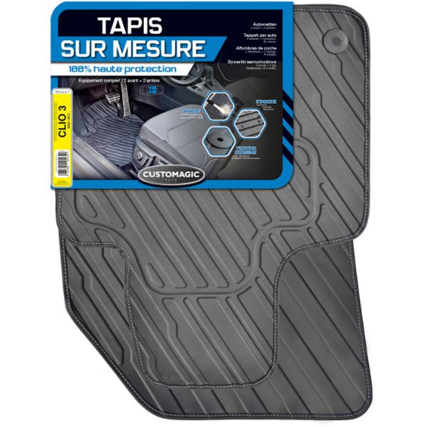 Tapis sur-mesure PVC RENAULT CLIO 3 2005 /2012 Tapis sur-mesure PVC RENAULT CLIO 3 2005 /2012