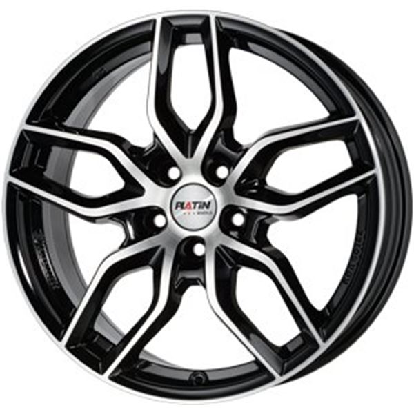 Jante PLATIN Pl72 Noir Brillant Poli 8,5x19 5x114,3ET40 Jante PLATIN Pl72 Noir Brillant Poli 8,5x19 5x114,3ET40