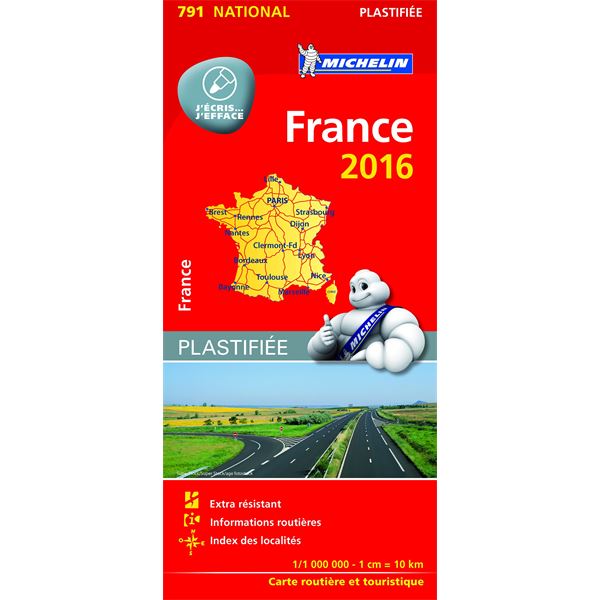 Carte de France 2016 plastifiée Michelin Carte de France 2016 plastifiée Michelin
