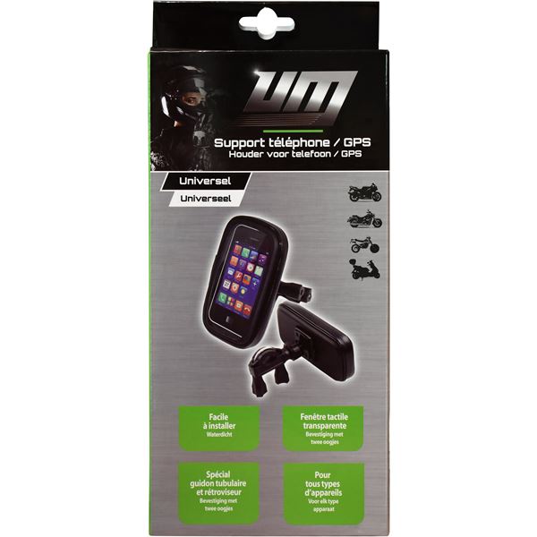 Support pour téléphone ou GPS pour moto, scooter UM Support pour téléphone ou GPS pour moto, scooter UM