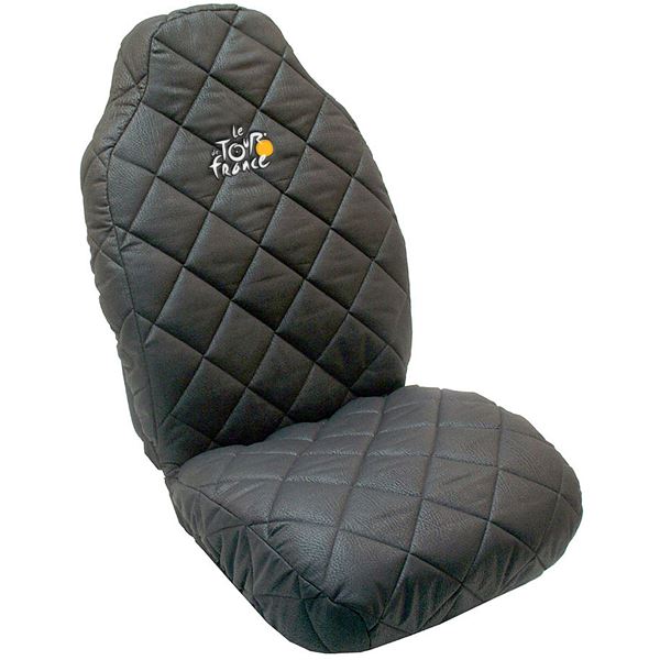 Housse de siège noire TOUR DE FRANCE matelassée Mango Housse de siège noire TOUR DE FRANCE matelassée Mango