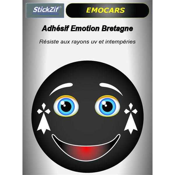 Sticker voiture EMOCARS Bretagne Sticker voiture EMOCARS Bretagne