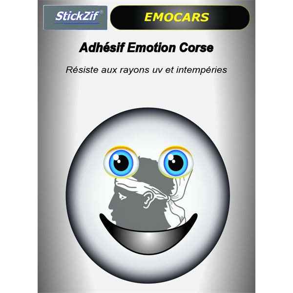 Sticker voiture EMOCARS Corse Sticker voiture EMOCARS Corse