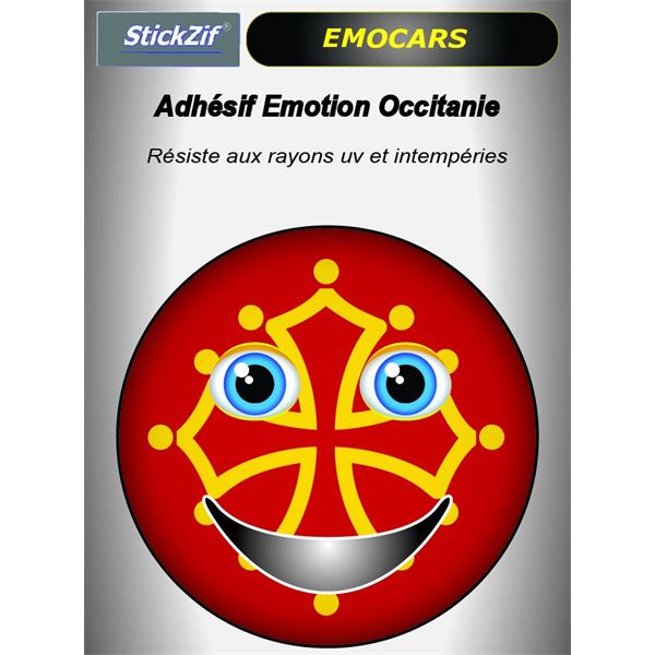 Sticker voiture EMOCARS Occitanie Sticker voiture EMOCARS Occitanie