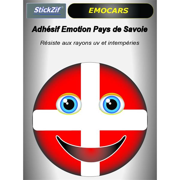 Sticker voiture EMOCARS Savoie Sticker voiture EMOCARS Savoie