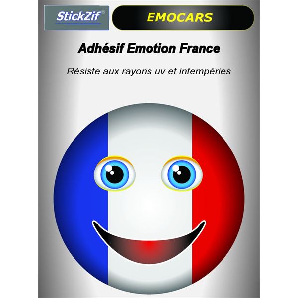 Sticker voiture EMOCARS France Sticker voiture EMOCARS France