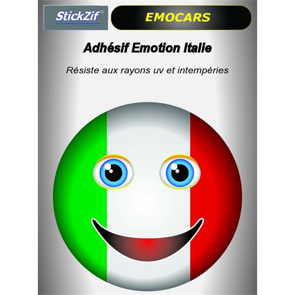 Sticker voiture EMOCARS Italie Sticker voiture EMOCARS Italie