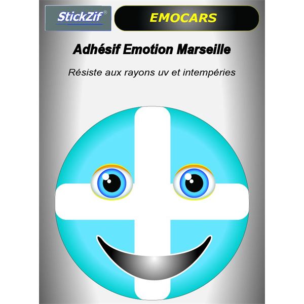 Sticker voiture EMOCARS Marseille Sticker voiture EMOCARS Marseille