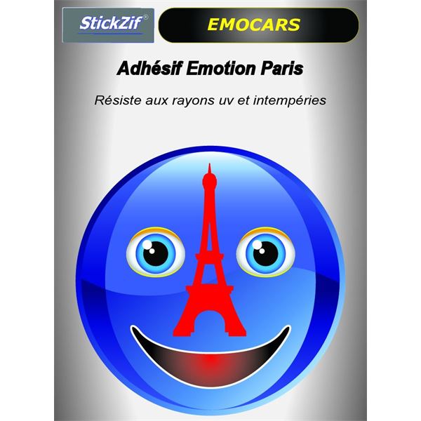 Sticker voiture EMOCARS Paris Sticker voiture EMOCARS Paris