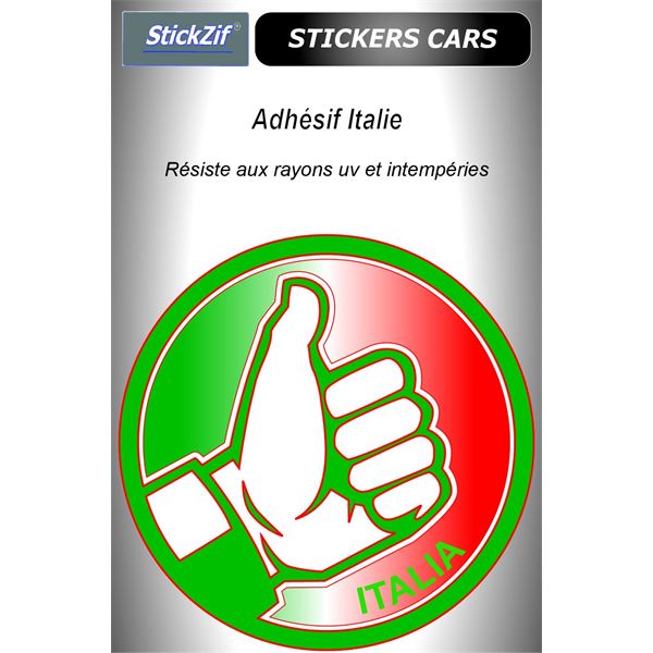 Sticker voiture Italie Sticker voiture Italie