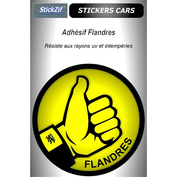 Sticker voiture Flandres Sticker voiture Flandres