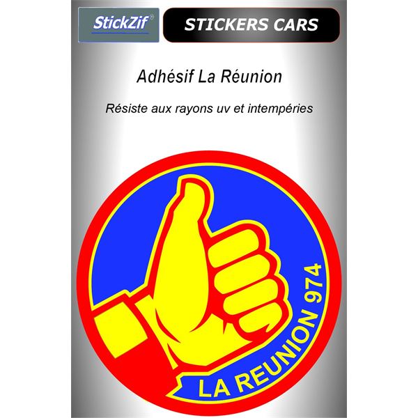Sticker voiture La Réunion Sticker voiture La Réunion