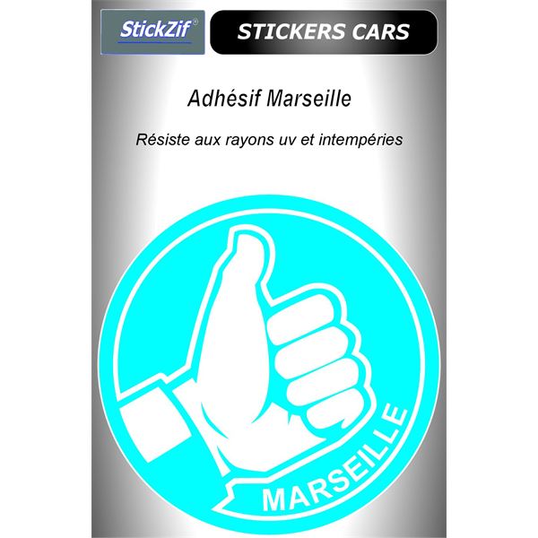 Sticker voiture Marseille Sticker voiture Marseille