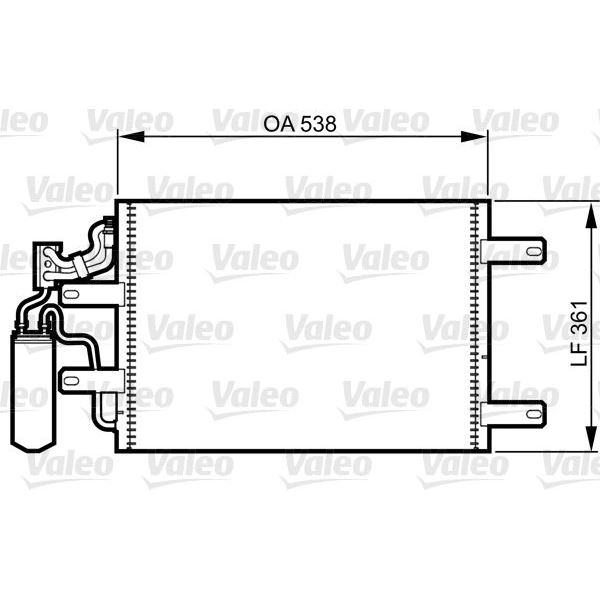 Condenseur OPEL MERIVA 1.7 CDTI Condenseur OPEL MERIVA 1.7 CDTI