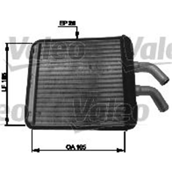 Radiateur de chauffage KIA RIO Radiateur de chauffage KIA RIO