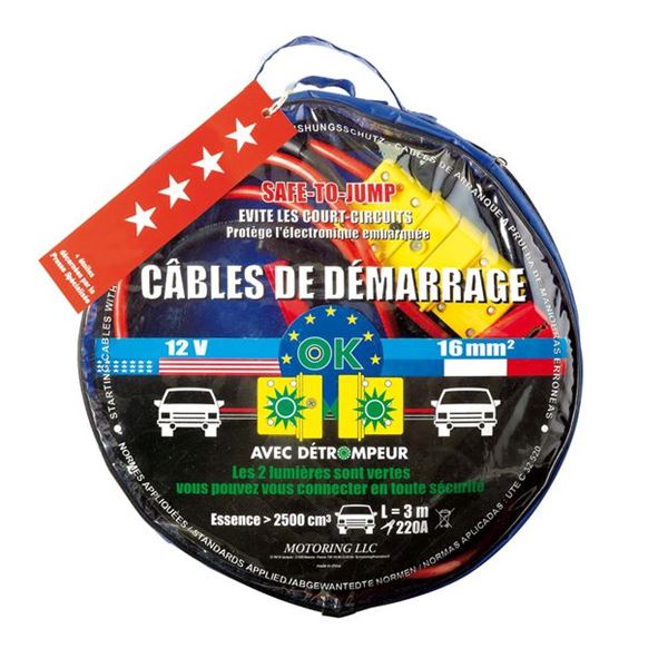 Câble de démarrage 16mm² avec détrompeur Câble de démarrage 16mm² avec détrompeur