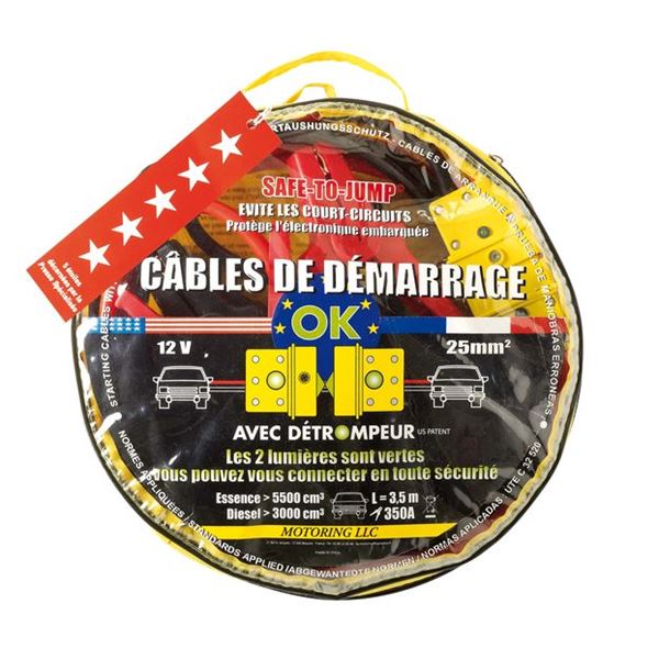 Câble de démarrage 25 mm² avec détrompeur Câble de démarrage 25 mm² avec détrompeur