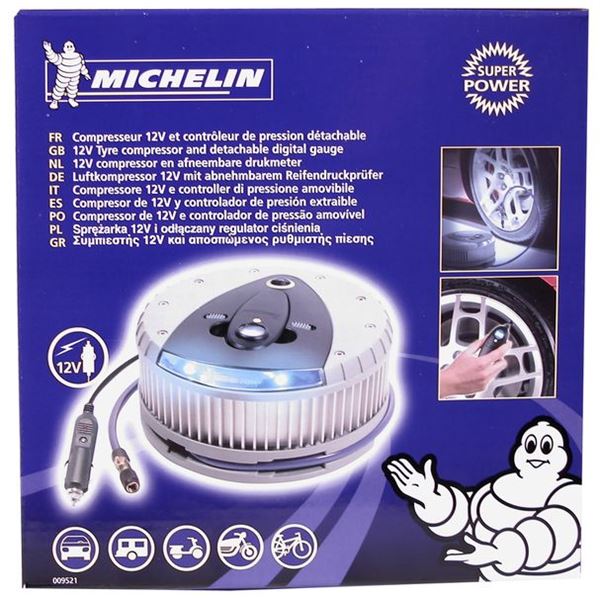 Compresseur à air 12V avec manomètre digital détachable Compresseur à air 12V avec manomètre digital détachable