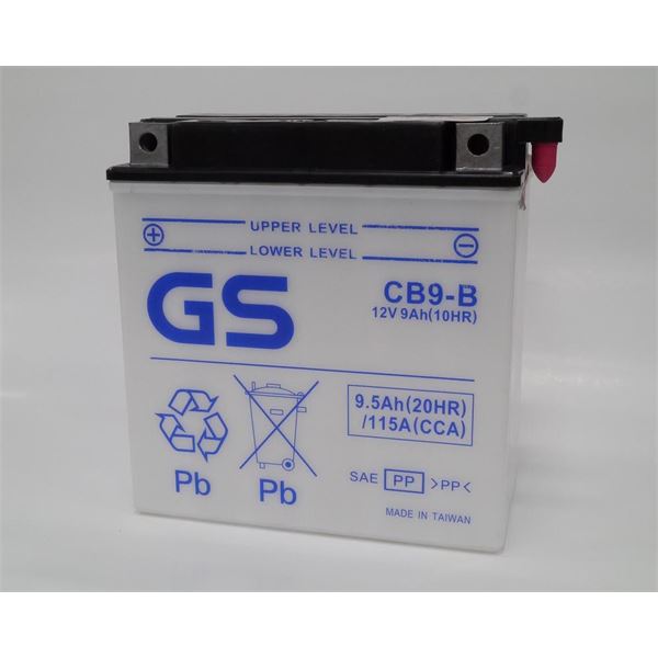 Batterie moto et scooter GS YUASA CB9B Batterie moto et scooter GS YUASA CB9B