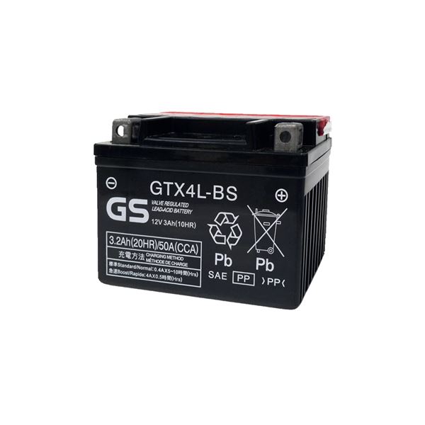 Batterie moto et scooter GS YUASA GT4L-BS Batterie moto et scooter GS YUASA GT4L-BS