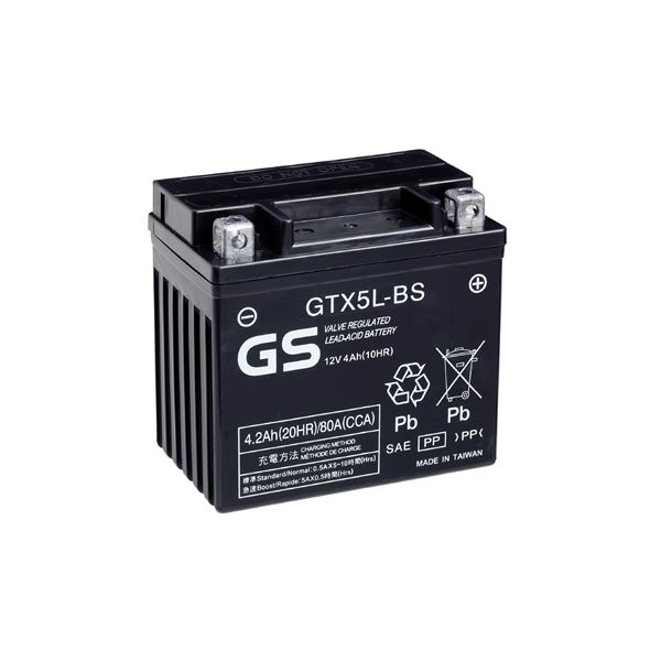 Batterie moto et scooter GS YUASA GTX5L-BS Batterie moto et scooter GS YUASA GTX5L-BS