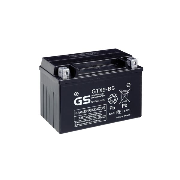 Batterie moto et scooter GS YUASA GTX9-BS Batterie moto et scooter GS YUASA GTX9-BS