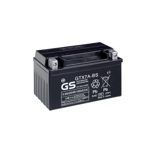 Batterie moto et scooter GS YUASA GTX7A-BS Batterie moto et scooter GS YUASA GTX7A-BS