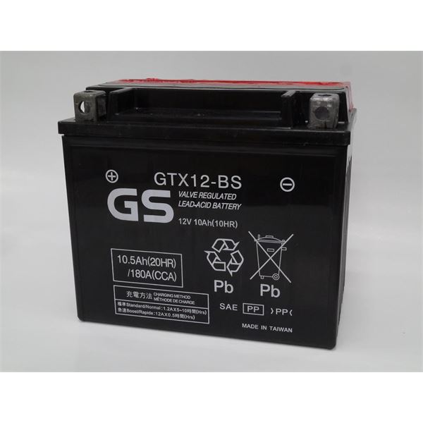 Batterie moto et scooter GS YUASA GTX12-BS Batterie moto et scooter GS YUASA GTX12-BS