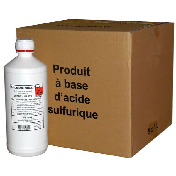 Acide pour batteries Sol Bat 1l Acide pour batteries Sol Bat 1l