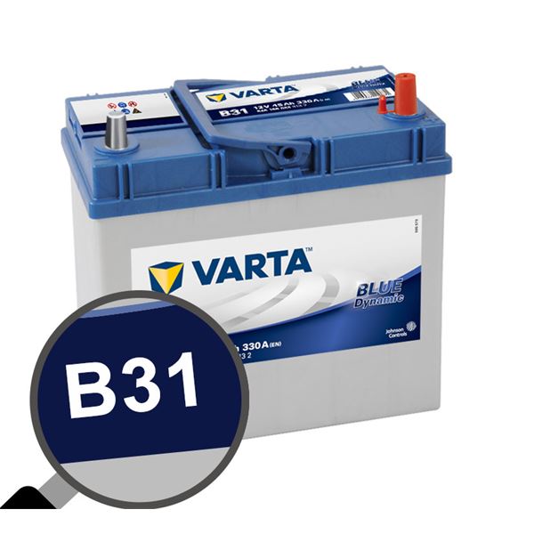 Batterie voiture Varta Blue Dynamic B31 Batterie voiture Varta Blue Dynamic B31