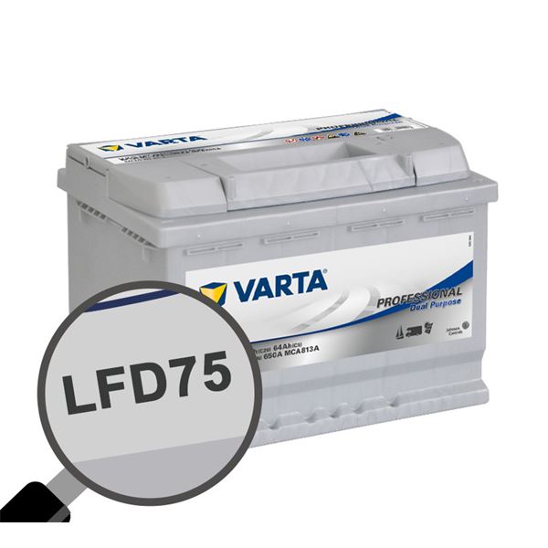 Batterie caravaning et nautisme Varta Professional LFD75 Batterie caravaning et nautisme Varta Professional LFD75