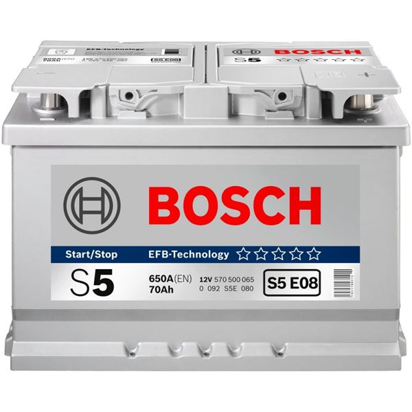 Batterie voiture Bosch Start-Stop EFB S5-E05 Batterie voiture Bosch Start-Stop EFB S5-E05