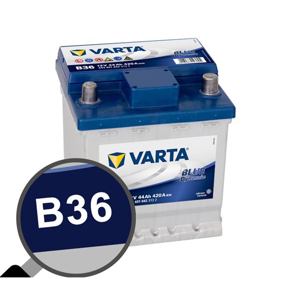Batterie voiture Varta Blue Dynamic B36 Batterie voiture Varta Blue Dynamic B36