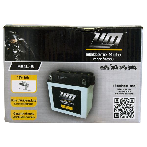Batterie moto et scooter YB4L-B Batterie moto et scooter YB4L-B