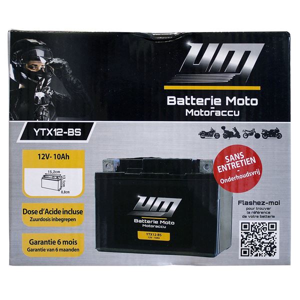 Batterie moto et scooter YTX12-BS Batterie moto et scooter YTX12-BS