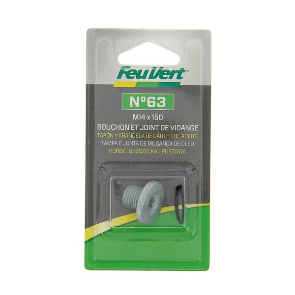 Bouchon de vidange Feu Vert N°63 pour OPEL Bouchon de vidange Feu Vert N°63 pour OPEL