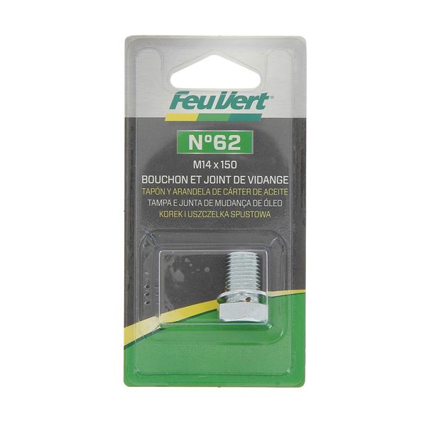 Bouchon de vidange en Aluminium Feu Vert N°62 pour VAG Bouchon de vidange en Aluminium Feu Vert N°62 pour VAG