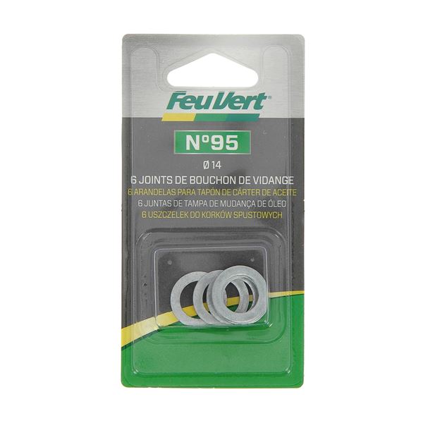 6 Joints de vidange Aluminium Feu Vert N°95 pour VAG 6 Joints de vidange Aluminium Feu Vert N°95 pour VAG