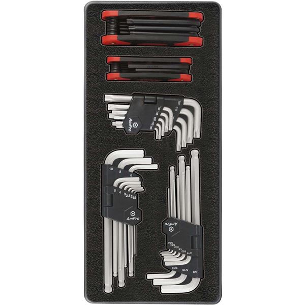 Module de rangement servante clés Torx et sphériques T22937 AmPro Module de rangement servante clés Torx et sphériques T22937 AmPro