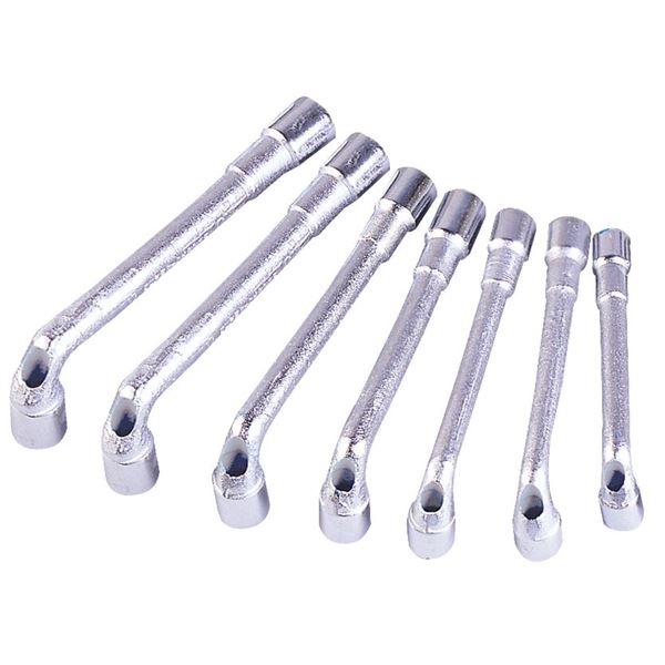 Jeu de 7 clés à pipe débouchées Jeu de 7 clés à pipe débouchées