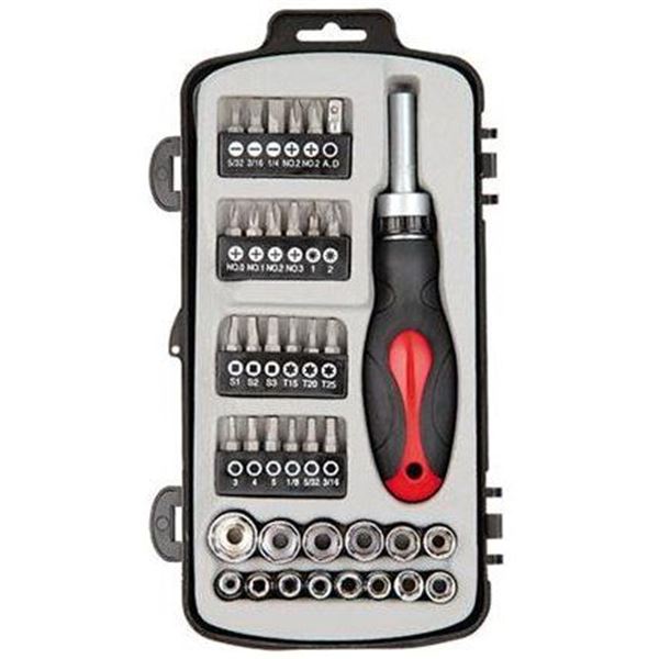 Coffret douilles et embouts 39 pièces Coffret douilles et embouts 39 pièces