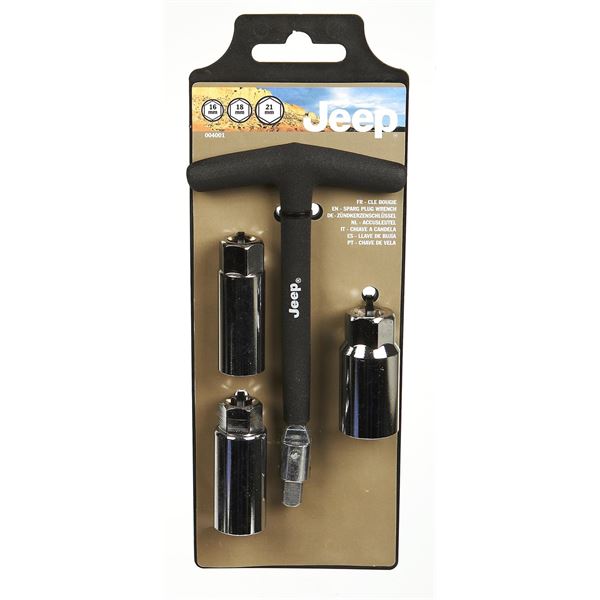 Clé bougie articulée 16/18/21 mm Jeep Clé bougie articulée 16/18/21 mm Jeep