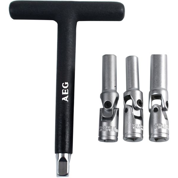 Clé à bougie diesel articulée 8-10-12mm AEG Clé à bougie diesel articulée 8-10-12mm AEG