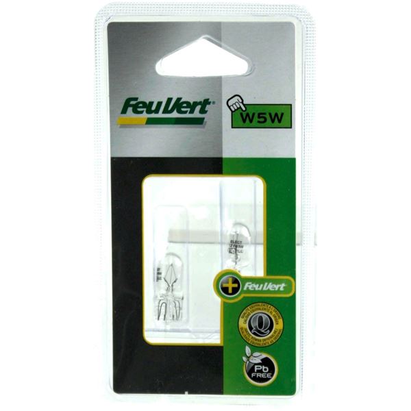 2 Ampoules Feu Vert W5W 2 Ampoules Feu Vert W5W