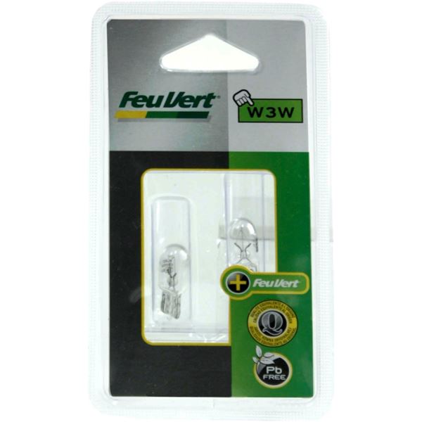 2 Ampoules Feu Vert W3W 2 Ampoules Feu Vert W3W