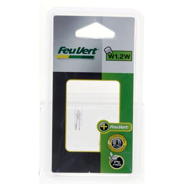 2 Ampoules Feu Vert W1,2W 2 Ampoules Feu Vert W1,2W